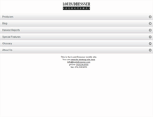 Tablet Screenshot of louisdressner.com